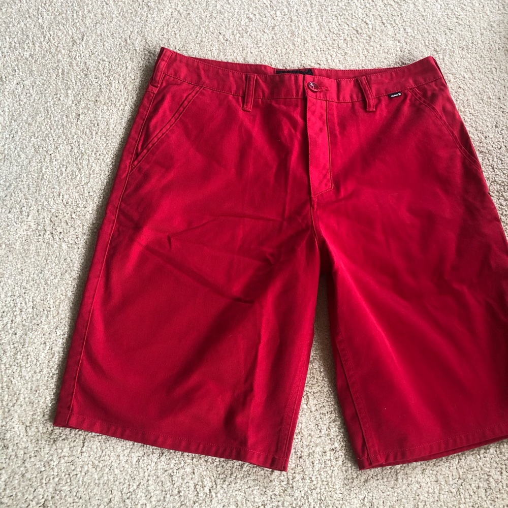 Red shorts